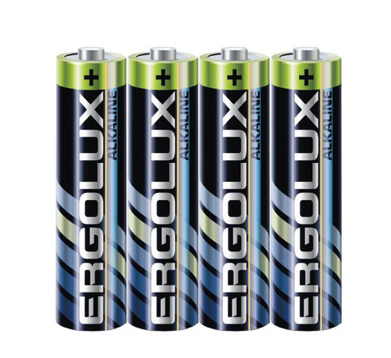 Батарейка Ergolux Alkaline LR03 SR4 AAA 1150mAh (4шт) спайка