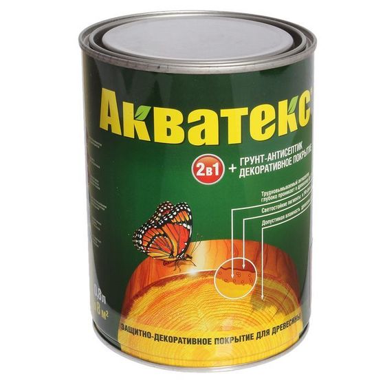 Грунт-антисептик &quot;Акватекс&quot;, палисандр, 0,8 л