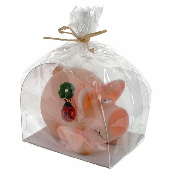 Фигурка декоративная &quot;Свинка&quot;, Д6,3 Ш4,3 В4,2см