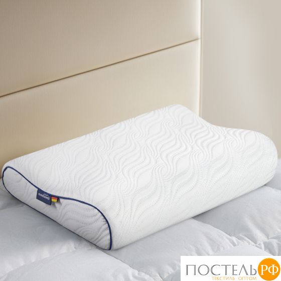 MedSleep МЕМОРИ ЭРГО АЭРО бел Подушка анатомическая 67x42x11, 1 пр., плстр/пенополиуретан