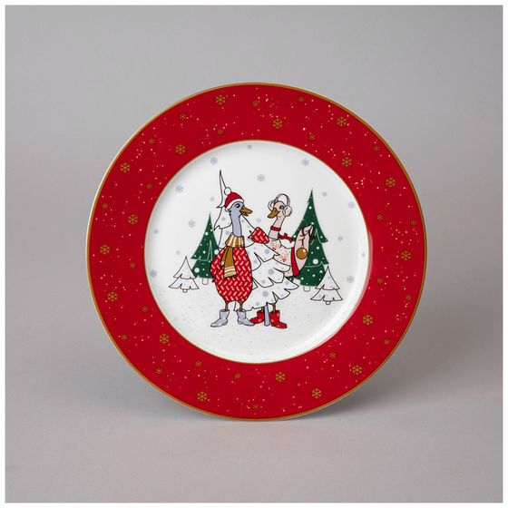 ТАРЕЛКА ЗАКУСОЧНАЯ LEFARD &quot;FAMILY CHRISTMAS&quot; 20 СМ