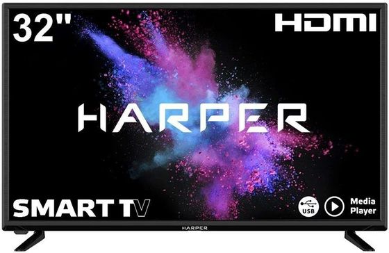 Телевизор LED 32&quot; Harper 32R690TS черный HD READY SmartTV