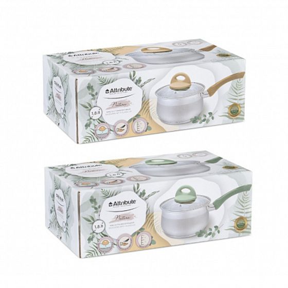 Ковш с крышкой NATURA 1.8 л