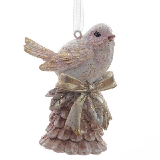 Изделие декоративное подвесное &quot;Птичка&quot;, L5,5 W4 H7 см, 2в.
