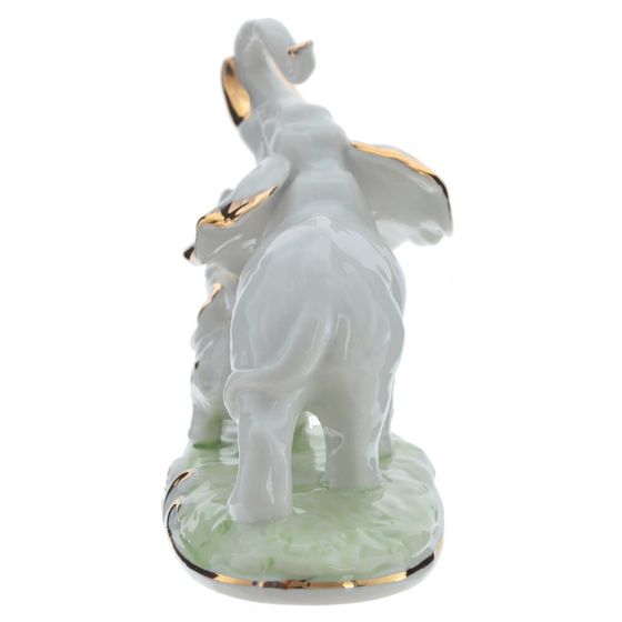 Фигурка декоративная &quot;Слоны&quot;, Д12,5 Ш7 В12 см