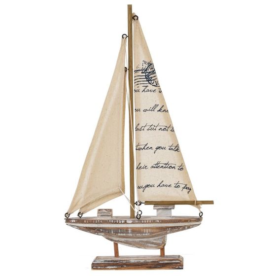 Изделие декоративное &quot;Корабль&quot;, L19,5 W3,5 H34,5 см