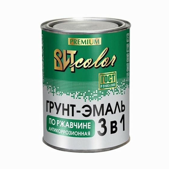 Грунт-эмаль ВИТcolor 3 в 1 по ржавчине вишня 1,8кг