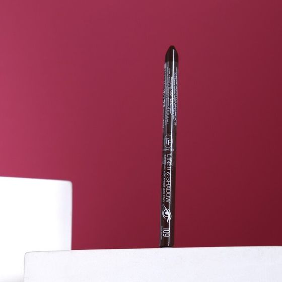 Контурный карандаш для глаз TF Liner &amp; Shadow автоматический, тон №109 dark brown