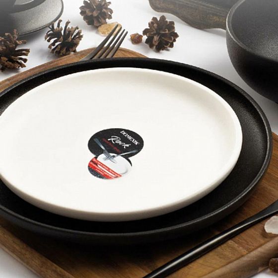 Тарелка десертная ROCK BLACK 21см