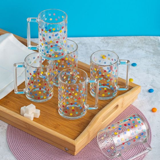 Кружка ФИТНЕС Спринг дотс 320мл