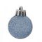 Набор из 20шт, Украшение новогоднее Шар "Снежок голубой", D3 см, L3 W3 H4 см