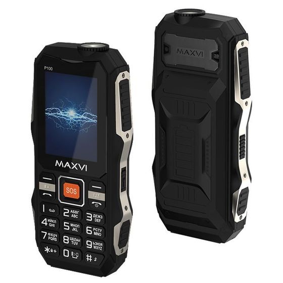 Мобильный телефон Maxvi P100 black