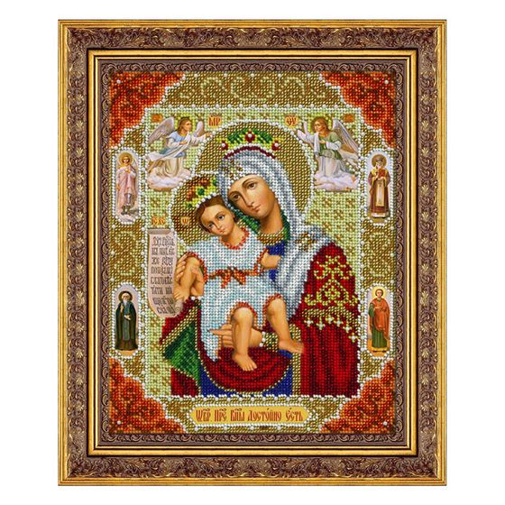 Набор для вышивки бисером «Пресвятая Богородица. Достойно Есть»