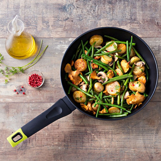 Сковорода глубокая OPTIMA GREEN 26см индукция