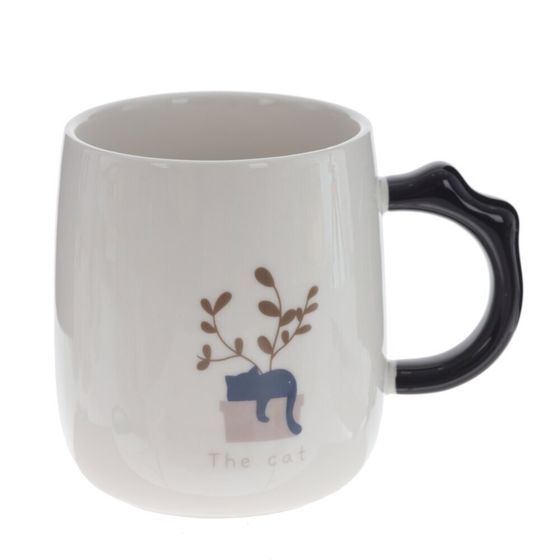 Кружка, 400 мл, L12 W8 H9,5 см, дизайн микс