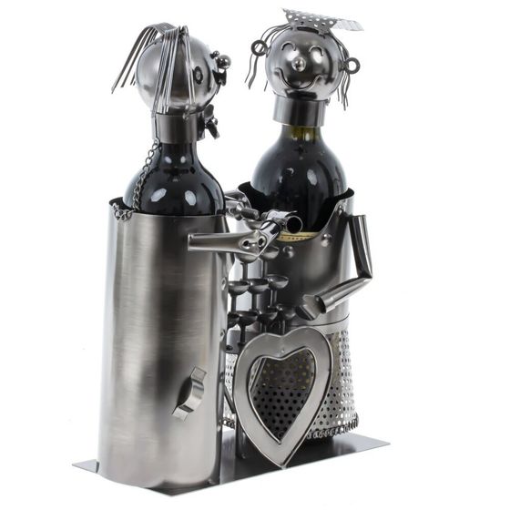 Подставка для бутылки &quot;Свадьба&quot;, Д25 Ш15 В20 см