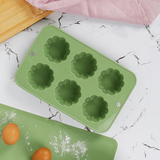 Форма для кексов OLIVE 6 ячеек