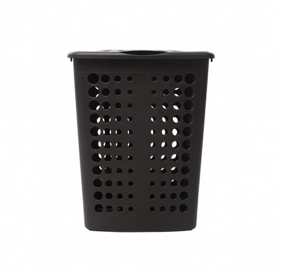 Корзина для белья VICTOR 40л темно-коричневая