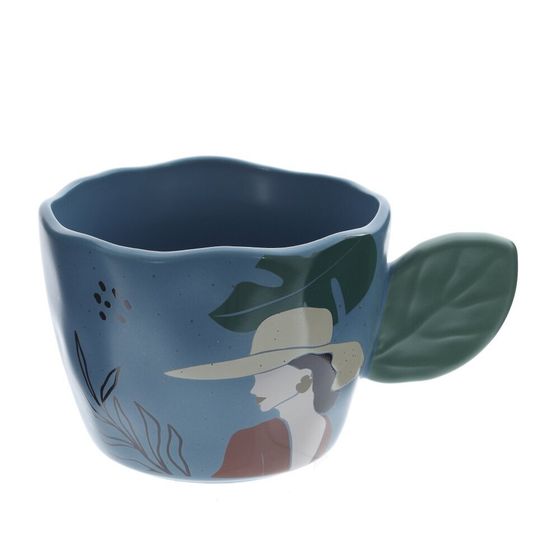 Кружка, L10,5 W10,5 H8 см, дизайн микс