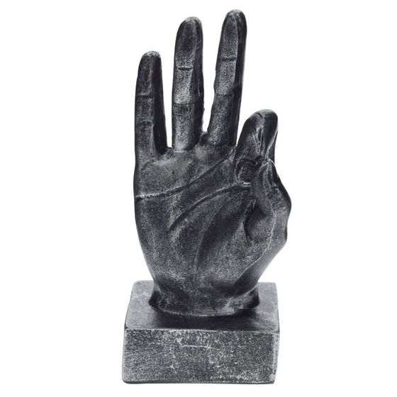 Фигурка декоративная "Рука", L7 W5 H16 см