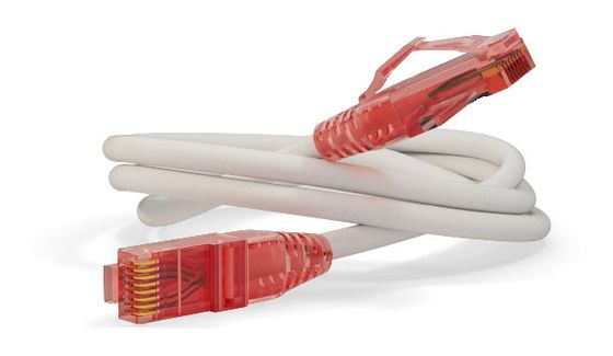 Патч-корд Hyperline UTP cat.5E 1м белый вилка RJ-45 - вилка RJ-45 (PC-LPM-UTP-RJ45-RJ45-C5e-1M-LSZH-WH)