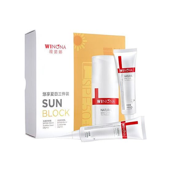 Winona Enjoy The Summer Look Sunscreen Lotion Moisturizing Refreshing UV Protection Pack Of Three