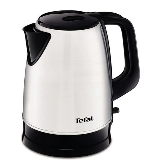 Чайник электрический Tefal KI150D30, металл, 1.7 л, 2400 Вт, серебристо-чёрный