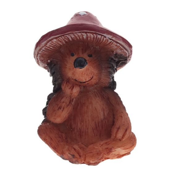 Фигурка декоративная &quot;Ежик&quot;, Д3,5 Ш3,5 В4,5 см, 2в.