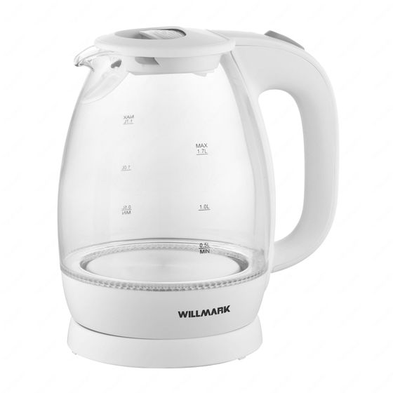 Чайник электрический Willmark WEK-1705GW 1,7л 2200Вт белый