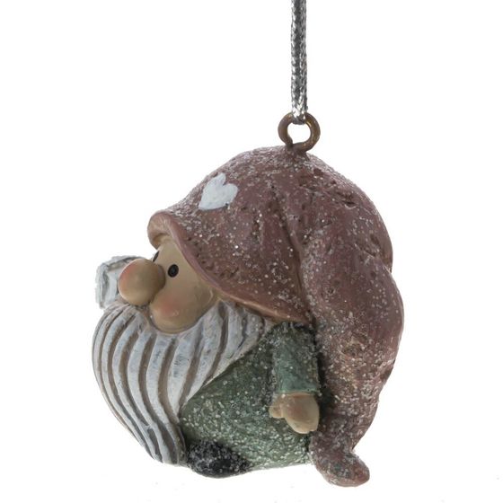 Украшение декоративное подвесное&quot;Гном&quot;, L4 W3 H4 см, 2в.