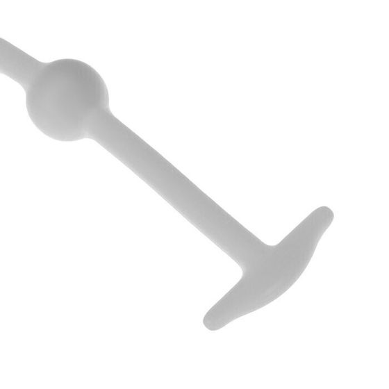 !09 Набор шнурков для обуви «Шар», 6 шт, силиконовые, круглые, d = 15 мм, 6,5 см, цвет белый