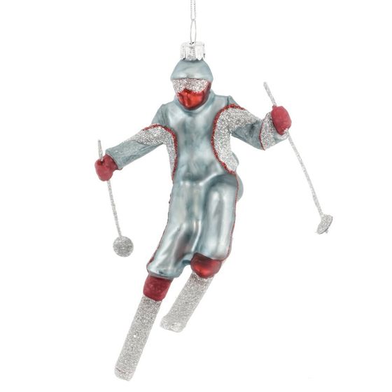 Украшение новогоднее "Лыжник", L11 W9 H12 см