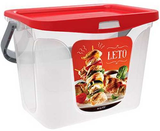 Емкость для шашлыка Leto 6 л (роза)
