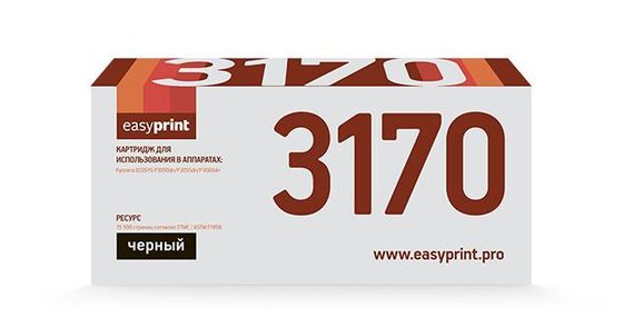 Картридж лазерный Easyprint TK-3170 для Kyocera P3050dn/P3055dn/P3060dn (15500 стр.) с чипом