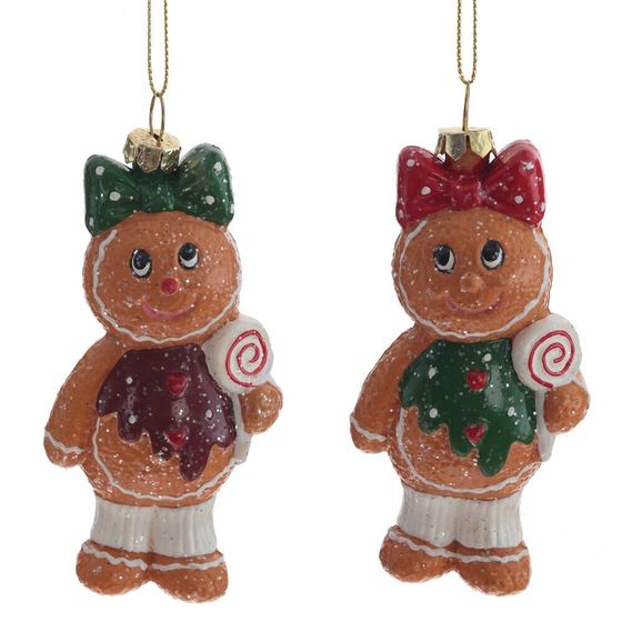 Украшение новогоднее &quot;Пряник&quot;, L5,5 W3,5 H12 см, 2в.