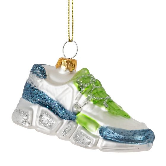 Украшение новогоднее "Кроссовок", L9,5 W3,5 H4,5 см, 1 штука, дизайн микс