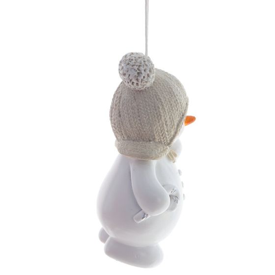 Изделие декоративное подвесное &quot;Снеговик&quot;, L6 W4,5 H10 см, 2в.