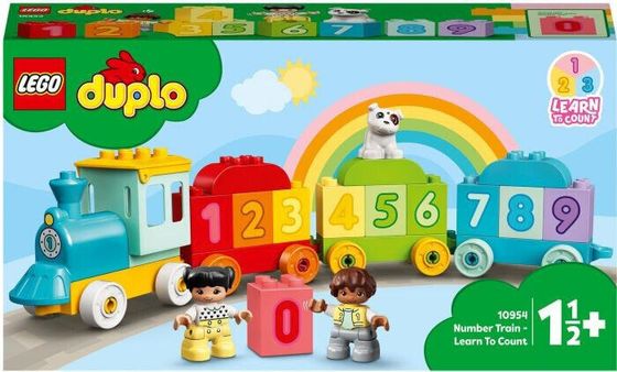 Конструктор LEGO Duplo 10954 &quot;Цифровой поезд&quot; - для изучения счёта