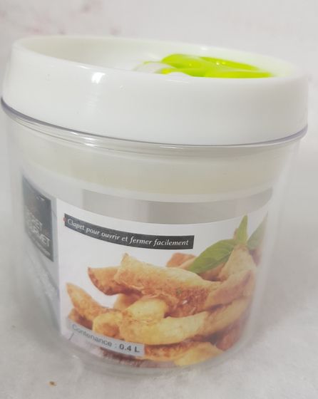 !09 Герметическая емкость для хранения,вакуумная крышка 0,4 л, Франция