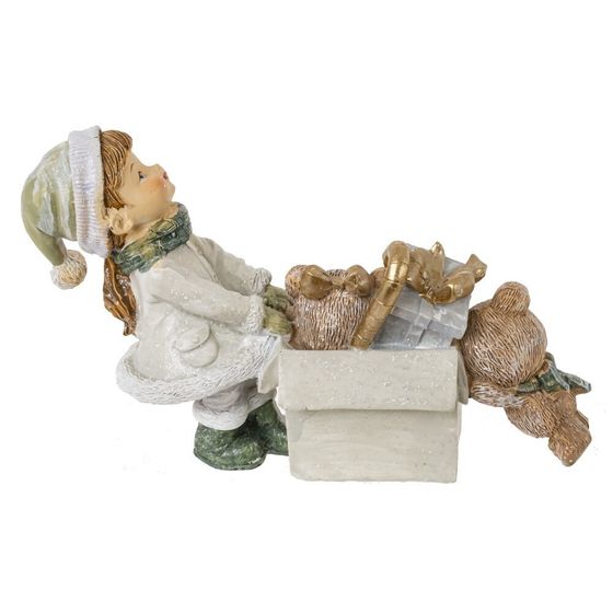 Фигурка декоративная &quot;Девочка с игрушками&quot;, L15 W5 H9,5 см