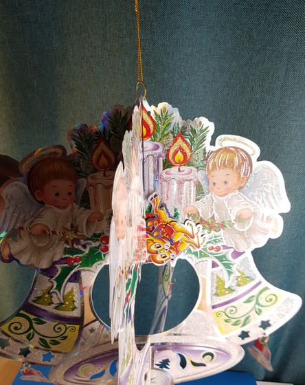 !Елочное украшение "Колокола" 36 см.