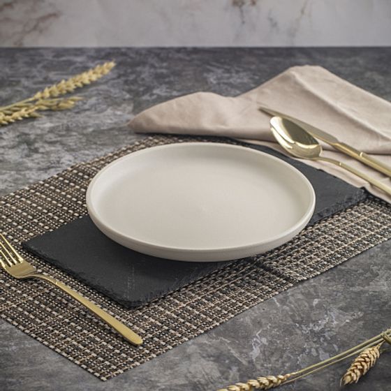 Тарелка десертная ROCK WHITE 21см