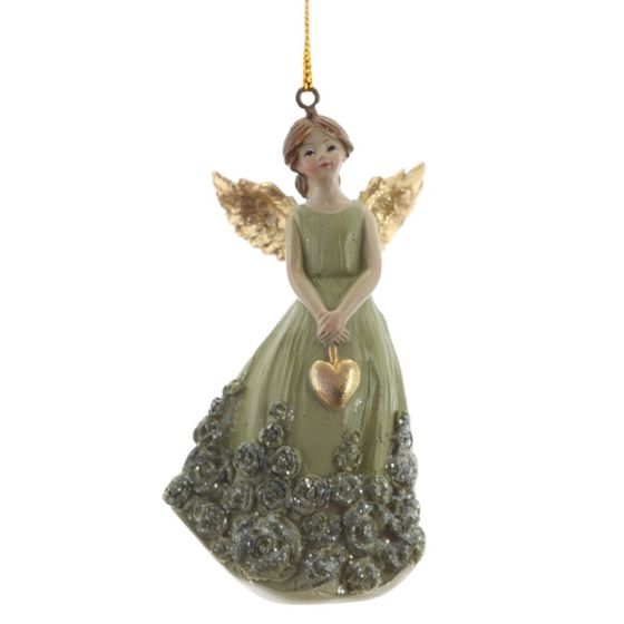 Фигурка декоративная подвесная &quot;Ангел&quot;,   L5 W3,5 H9,5 см, 2в.