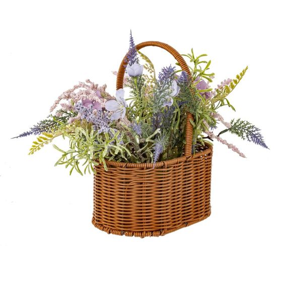 Цветочная композиция, L27 W15 H30 см