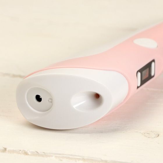 !Комплект в тубусе 3Д ручка с дисплеем розовая + пластик ABS 15 цветов по 10 метров