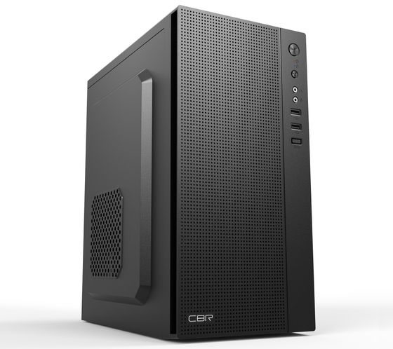 Корпус CBR MX08 mATX черный без БП (PCC-MATX-MX08-WPSU)