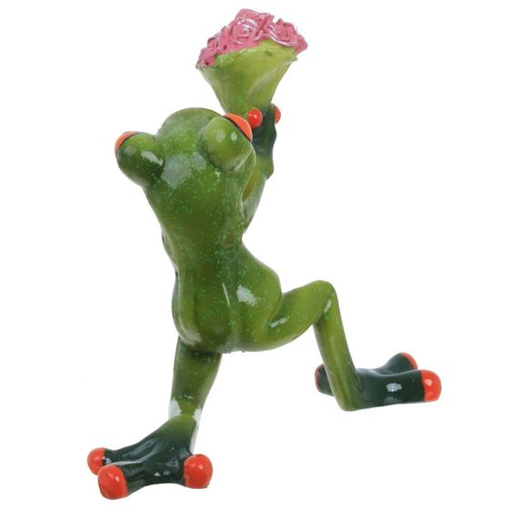 Фигурка декоративная &quot;Лягушка&quot;, Д13,5 Ш7 В11 см