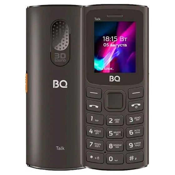 Сотовый телефон BQ M-1862 Talk, 1.77&quot;, 2 sim, 64Мб, microSD, FM, 600 мАч, фонарик, черный