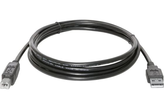 Кабель Defender USB 2.0 A(m) - B(m) 5м черный (USB04-17) (83765)
