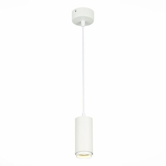 Светильник подвесной Zoom St Luce. ST600.543.10. 1х10 Вт, LED, 4000K, 1000 Lm, 5,9х5,9х13 см, цвет белый